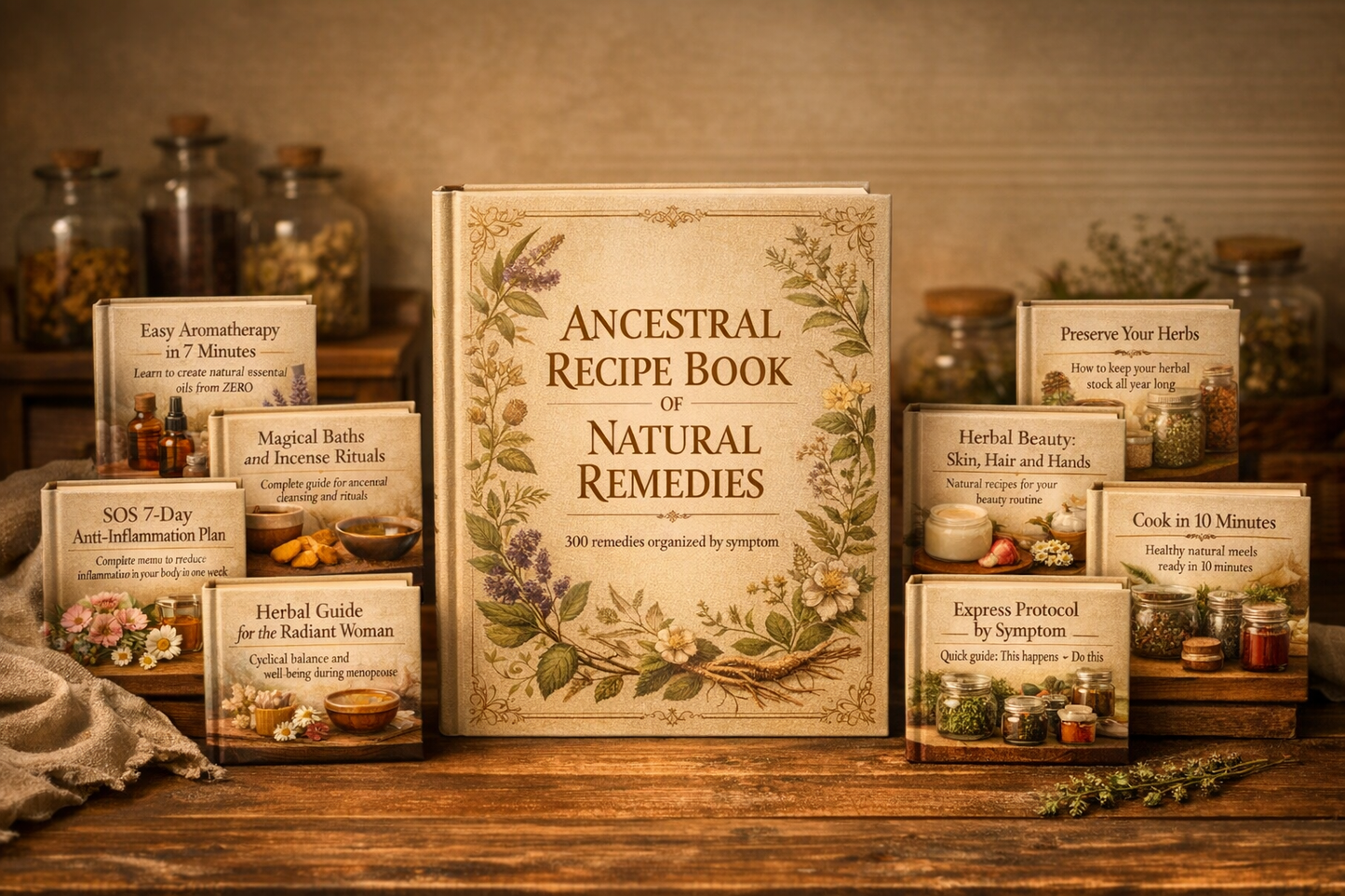 ANCESTRAL RECIPE BOOK + 10 GIFT E-BOOKS.