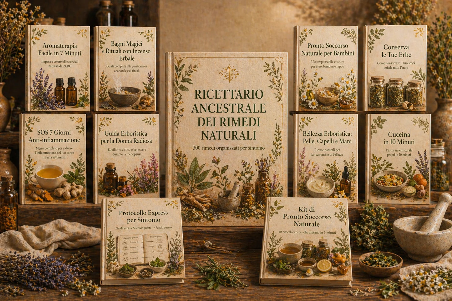 RICETTARIO ANCESTRALE™ + 10 LIBRI IN OMAGGIO